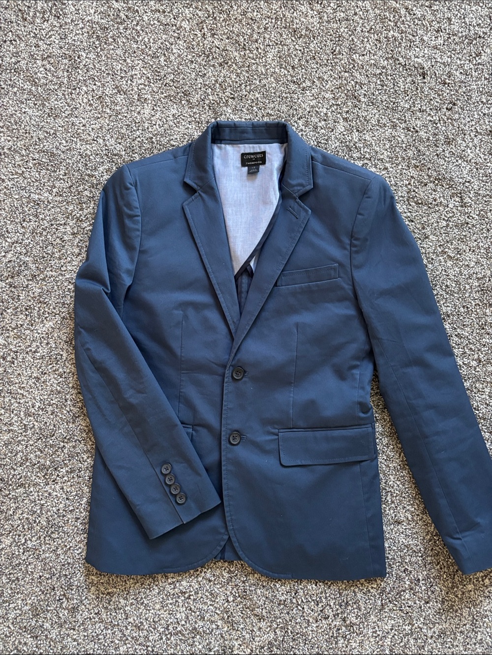Crewcuts Thompson Boys' Blue Two-Button Blazer size 12